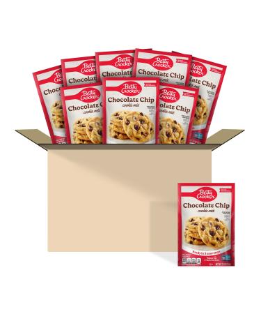 Betty Crocker Baking Mix, Chocolate Chip Cookie Mix, Snack Size, 7.5 oz (Pack of 9)