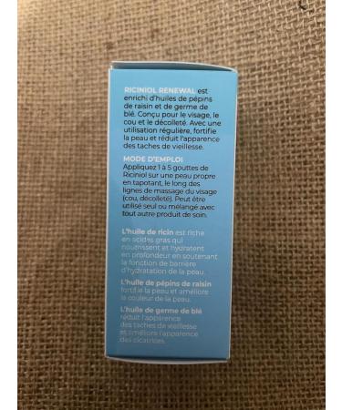 Renewal Multipurpose Castor Oil for Face Neck & Decollete | Bio-Advanced Natural Skincare with Grape Seed & Wheat Germ Oil - Fast-Absorbing Moisturizer (30ml - Buy Online on GoSupps.com