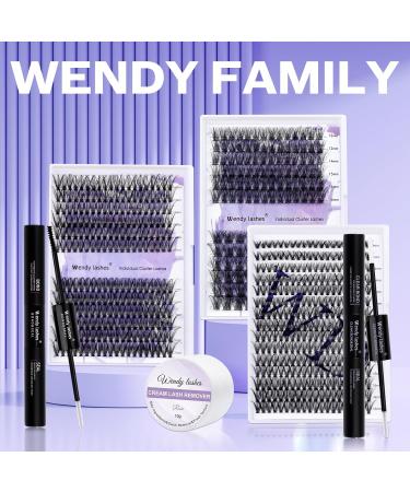 Wendy Lashes Eyelash Glue - Clear Bond & Seal for DIY Extensions | 10ml Cluster Lash Glue - Buy Online on GoSupps.com