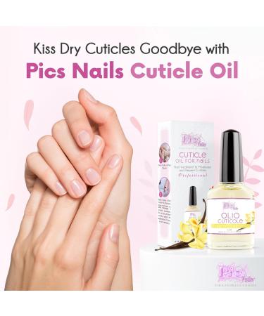 Vanilla Cuticle Oil for Nails - 12ml - Moisturizing & Regenerating Treatment - Buy Online on GoSupps.com