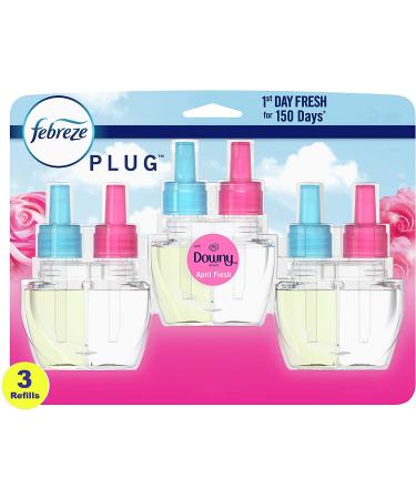 Febreze Plug in Air Freshener Variety Pack - Downy April Fresh & Gain Original Scent, (6 Refills) Odor Eliminator for Strong Odors - Buy Online on GoSupps.com