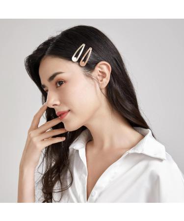 Dofash Snap Hair Clips for Women - 12pcs Metal Basic Grips 5cm/2in Small Braided Hair Accessories (Blond) - Buy Online on GoSupps.com