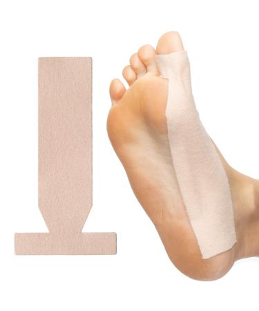 ZenToes Turf Toe T-Straps - 10 Pack Moleskin Splints for Big Toe Injuries - Adhesive Toe Straighteners - Buy Online on GoSupps.com