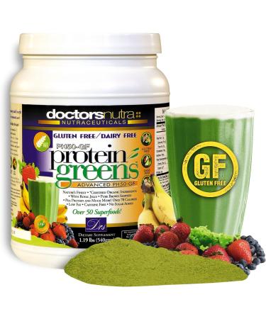 Buy PH50 Protein Greens - Plant-Based Superfood Blend | Gluten-Free Non-Dairy Vanilla Flavor 50 Superfoods & Digestive Enzymes | 1.19 lbs - Buy Online on GoSupps.com