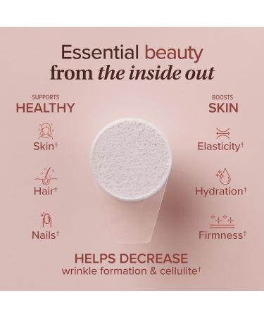 Essential Nutrition Collagen Skin - Hydrolyzed Collagen Peptides with Hyaluronic Acid Silicon & Biotin - Hair Skin & Nails - Cranberry - 11.9 oz (30 Servings) - Buy Online on GoSupps.com