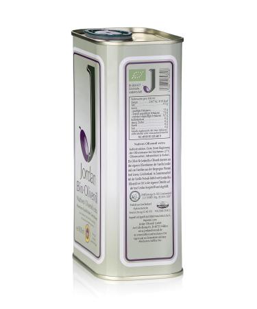 Premium Jordan Bio Olive Oil - 1L Canister | Authentic Greek Cold-Extracted Olive Oil from Lesbos | Handpicked & Certified - Buy Online on GoSupps.com