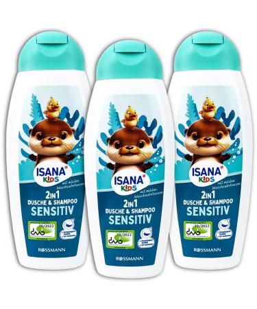 ISANA MED ISANA KiDS 406813031945 Pack of 3 2-in-1 shampoos for shower and body wash 3 x 300 ml