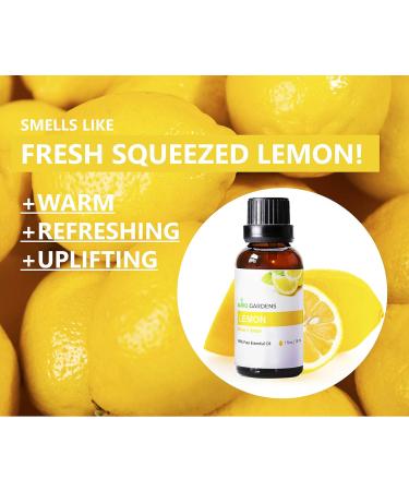 Lemon Essential Oil 1 oz - 100% Pure Therapeutic Grade - Italian Lemon - International Shipping Available - Buy Online on GoSupps.com