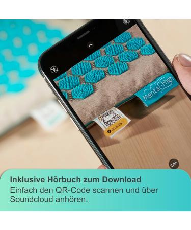 Mental-High Acupressure Mat + Audiobook | Ultimate Relaxation & Stress Relief Gift for Wellness Back Pain & Tension Relief - Buy Online on GoSupps.com