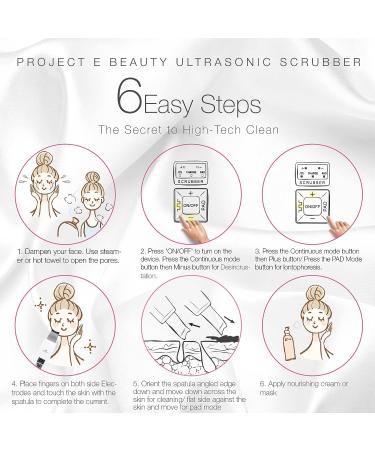 Project E Beauty Ultrasonic Skin Scrubber | Exfoliation Spatula & Wrinkle Remover - Buy Online on GoSupps.com