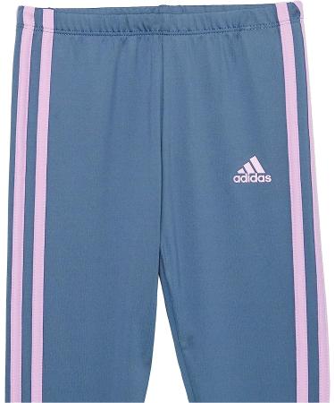 adidas Girls' 2-Piece Silken Fleece Hooded Pullover Tight Set - Bliss Lilac | Size 6 - Buy Online on GoSupps.com