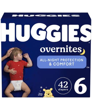 Huggies Overnites Diapers, Size 6 42 Count (Pack of 1) OLD