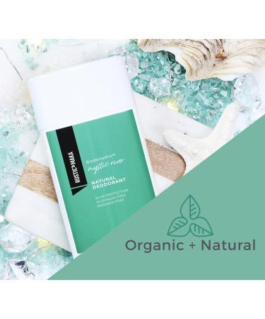 Rustic MAKA Natural Deodorant - Mystic River Scent Prebiotic & Cruelty-Free Aluminum & Paraben-Free Continuous Odor Control for Men & Women - Buy Online on GoSupps.com