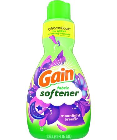 Gain Laundry Fabric Softener Liquid Moonlight Breeze 192 Loads 41 fl oz Pack of 4 - Buy Online on GoSupps.com
