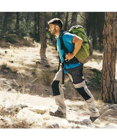 Buy Multi-Purpose Black Leg Bag Pocket for Men & Women | Drop Leg Belt Pockets for Outdoor & Motorcycle Trips - Buy Online on GoSupps.com