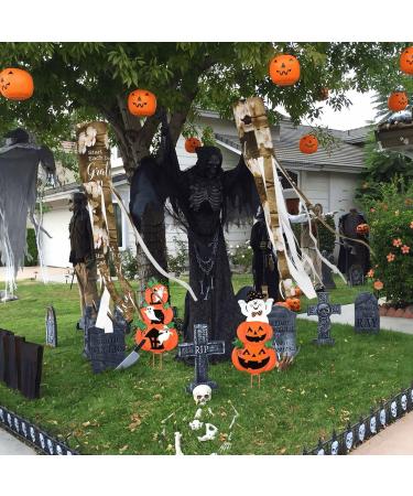 Inspirational Quotes Halloween Windsock Ghost Flag 40" Halloween Outdoor Hanging Decorations Garden Window Yard Decor - Buy Online on GoSupps.com