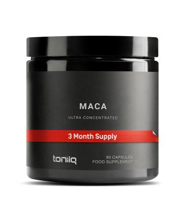 10 000mg Maca Root Capsules 20x Concentrated Extract - Ultra High Strength Wildcrafted Maca Root Capsules for Men & Women - Peruvian Maca Powder Gelatinized Black Maca Red & Yellow Complex Macaroot