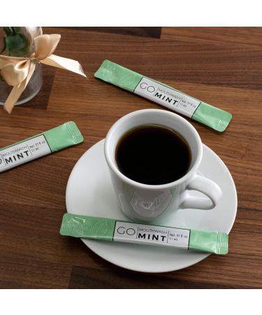 GO Travel Size Mouthwash Packets - TSA Compliant for Fresh Breath - Liquid Mint Flavored - 40 Individual Packets - Buy Online on GoSupps.com