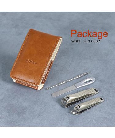 SG Nekoo Sharp Fingernail Clipper Set Trim Nail Toenail Clippers for Thick Nails 4 Pieces Nail Cutter Set Straight Curved Nail Clippers Nail File Ear Spoon for Women Men Seniors (GJ4PSC) - Buy Online on GoSupps.com