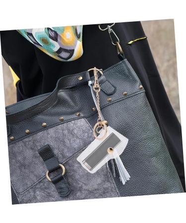  BIUDECO Mini Wallet Makeup Tote Holder Transparent Key Ring Lipstick Pouch Pouch Lipstick Sleeve Pouch Pvc Key Ring Cover - Buy Online on GoSupps.com