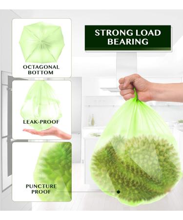 Forid Compostable Trash Bags - 8 Gallon 150 Count Garbage Bags - Eco-Friendly Unscented Medium Wastebasket Liners for Home & Office - 5 Rolls (Green) - Buy Online on GoSupps.com