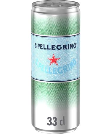 San Pellegrino Natural Mineral Water with Gas 6 x 33 cl - Buy Online on GoSupps.com