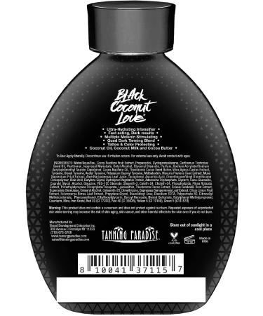 Tanning Paradise Aloe Black Matte Bronzer Tanning Lotion 13.5 oz | Anti-Aging, Anti-Orange Formula with Tattoo Protection - Buy Online on GoSupps.com