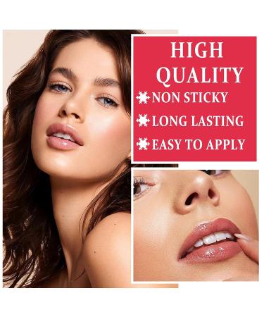 NVLEPTAP 2PCS Moisturizing Lip Gloss Oil Set for Lip Care - Coconut & Strawberry - Buy Online on GoSupps.com