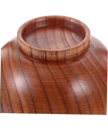 FRCOLOR Wooden Shaving Bowl Set - 2pcs Men's Shaving Soap Cup & Brush - Premium Bamboo Barber Supplies - Buy Online on GoSupps.com