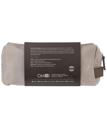 OM4 Dry 4-Step RegiMEN & Travel Bag - Men's Cleanser Toner Serum Moisturizer - 4 ct | International Shipping Available - Buy Online on GoSupps.com