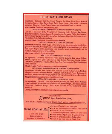 Buy MDH Meat Curry Masala Online - Authentic Indian Spice for Delicious Curries - International Shipping Available - Buy Online on GoSupps.com
