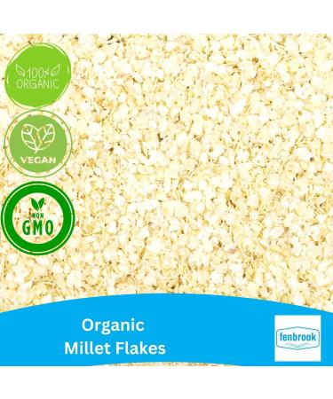 Organic Millet Flakes 500g | Certified by Fenbrook Organic | Shop Now - Buy Online on GoSupps.com