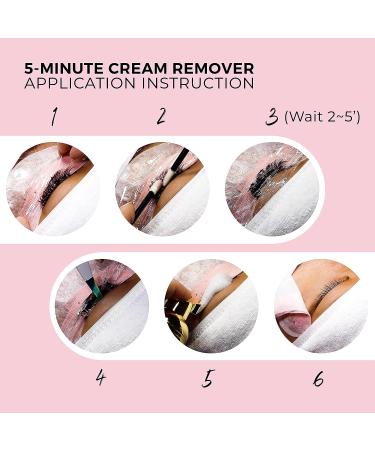 LLBA Lash Gel Remover 15ml - Professional Eyelash Extension Glue Dissolver - Low Irritation Cream for Sensitive Skin - Buy Online on GoSupps.com