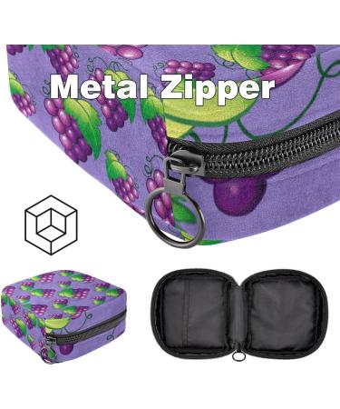Buy Javenproeqt Women's Bandages Storage Bag - Large Reusable Organizer for First Period | Blue Butterfly & Pink Flower - 17x17x12 cm - Buy Online on GoSupps.com