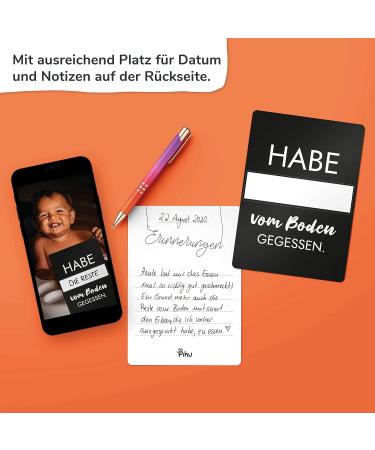 Pihu Honest Milestone Cards - Premium Quality 30 True Milestones for Pregnancy & Newborn | Perfect Baby Gift Idea - Buy Online on GoSupps.com