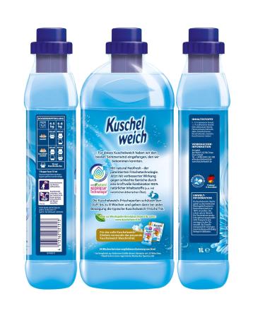 Cuddly Soft Fabric Softener Summer Wind - 1L (38 Washes) | Dermatologically Tested & Microplastic-Free - Buy Online on GoSupps.com