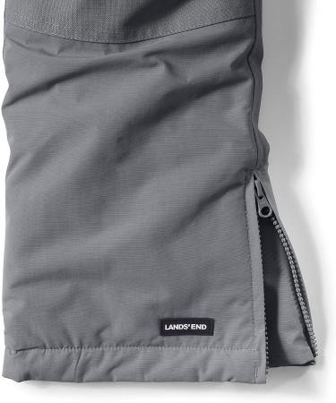 Lands' End Kids Squall Waterproof Iron Knee Bib Snow Pants - Size 16, Cadet Gray - Buy Online on GoSupps.com