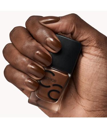 Catrice Iconails Gel Lacquer No. 172 - Long-lasting Vegan Nail Polish Acetone-Free Glossy Brown (10.5ml) - Go Wild Go Bold! - Buy Online on GoSupps.com