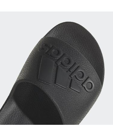 Buy adidas Unisex Adilette Aqua Logo Slides 40.5 EU - Core Black | International Shipping Available - Buy Online on GoSupps.com