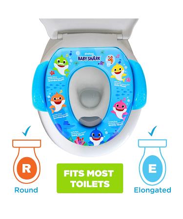 Nickelodeon Baby Shark Soft Potty Seat - Safe, Easy to Clean Training Seat for Babies - Buy Online on GoSupps.com