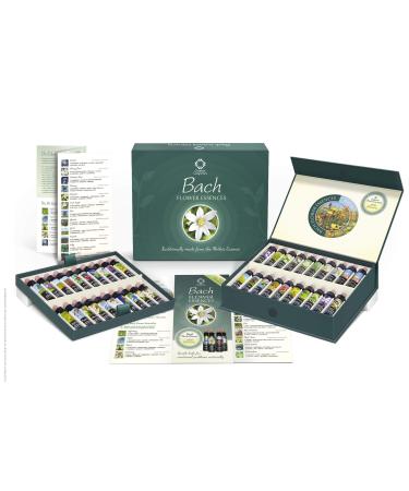 Bach Flower Remedy Set of 40 x 10ml Stock Essences. Boxed Practitioner Kit of Traditionally Made Remedies