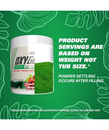 EHPlabs OxyGreens Super Greens Powder - Spirulina & Chlorella Superfood Green Juice Powder & Greens Supplements with Prebiotic Fibre Antioxidants & Immunity Support 30 Serves (Strawberry Margarita) Strawberry Margarita 30 Servings - Buy Online on GoSupps.com