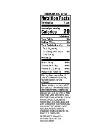Rockstar Pure Zero Energy Drink  Tangerine Mango Guava Strawberryh  0 Sugar  with Caffeine and Taurine  16oz Cans (12 Pack) (Packaging May Vary) - Buy Online on GoSupps.com