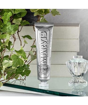 Marvis Whitening Mint Toothpaste - 3 x 85 ml | Natural Whitening Plaque Removal & Long-Lasting Freshness - International Shipping - Buy Online on GoSupps.com