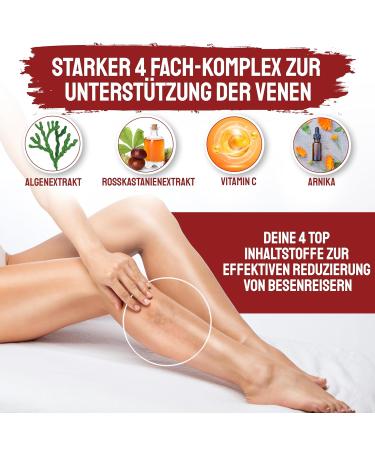 Active Algae Ointment for Spider Veins - 200ml | Arnica & Vitamin C | Made in Austria - Buy Online on GoSupps.com
