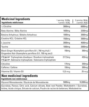 12 STRONG Pre-Workout (Blue Raspberry) - 730g - BULL Nutrition (40 Servings) - Buy Online on GoSupps.com