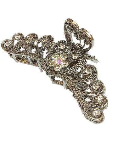Punk Style Vintage Metal Flower Hair Clip Accessories for Women Girls