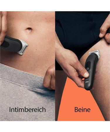 Buy Brown Body Groomer 3 with SkinShield Technology | Men's Hair Removal & Beard Trimmer Bundle BG3350 & BT3410 - 40 Length Settings - Buy Online on GoSupps.com