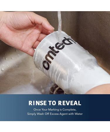 OMTech Laser Marking Spray  Metal Laser Marking Fluid for CO2 Laser Engravers  13oz Aerosol High Contrast Black Spray for Laser Engraving Metal  Laser Ink Agent for Aluminum Stainless Steel Brass More - Buy Online on GoSupps.com