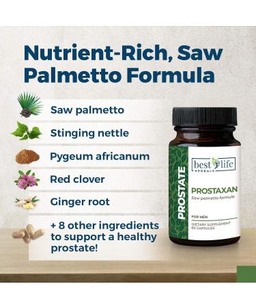 Best Life Herbals ProstaXan Saw Palmetto Supplement for Men s Prostate and Bladder Health - 1 Bottle 1 Count (Pack of 1) - Buy Online on GoSupps.com